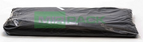 Мешки для мусора 360 литров, 40 мкм, в пачках ПВД, черные, пласт - Вид 3